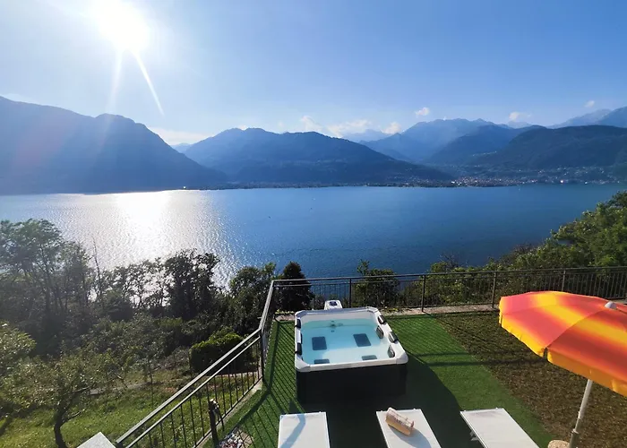 Laguna Blu - Da Sogno Con Idromassaggio Panoramico Sul Di Colico